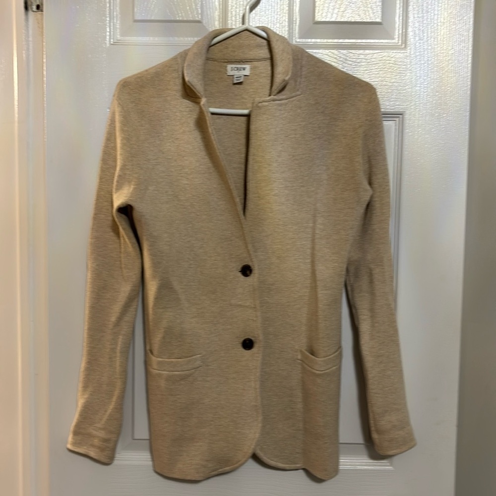 J Crew Sweater Blazer